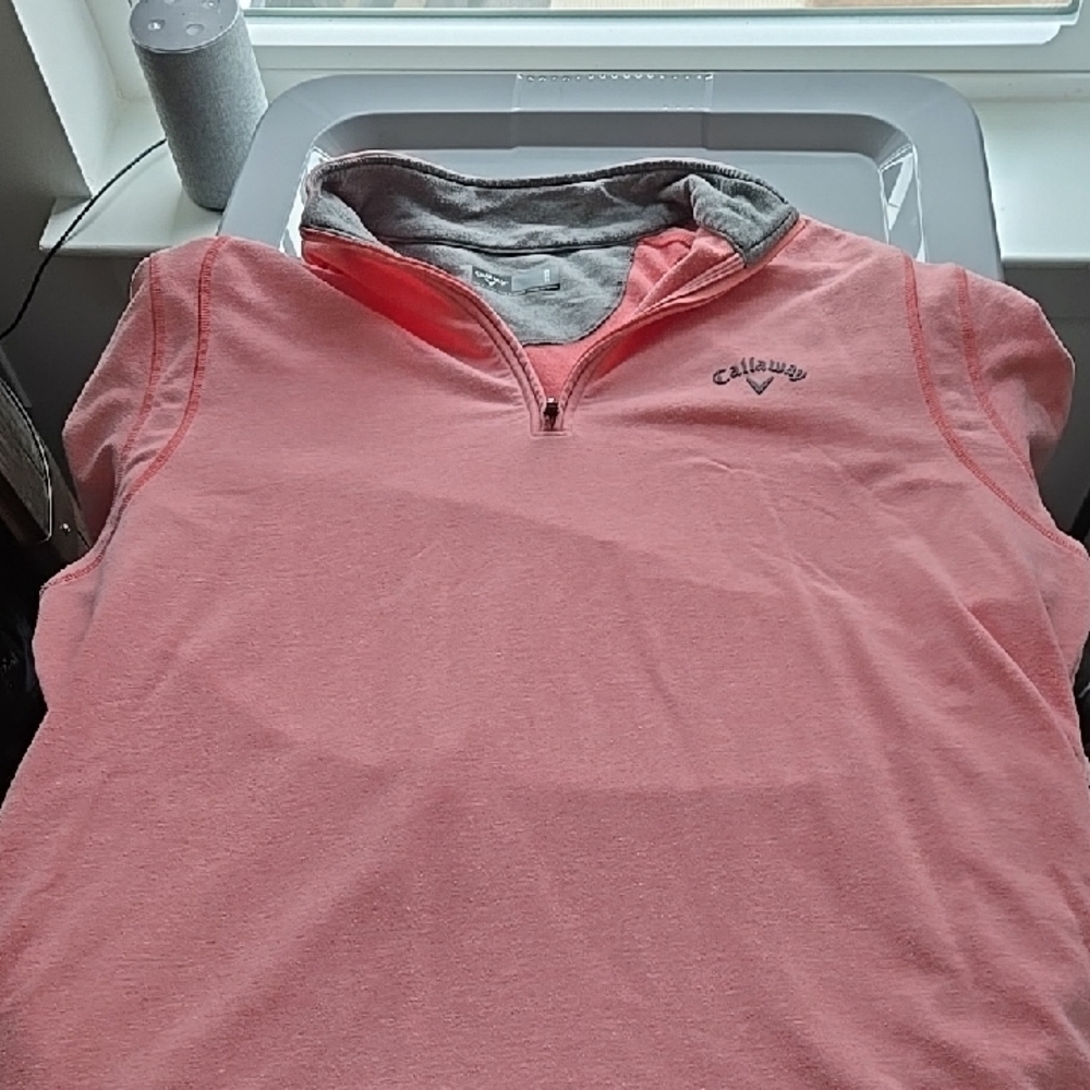 Callaway Pink Sleeveless Pullover